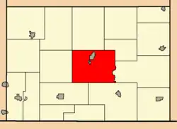 Location of Darlington inside Lafeyette County