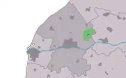 Location in the Franekeradeel municipality