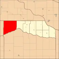 Location in Boyd County