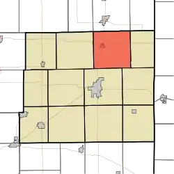 Location in Jay County