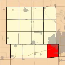 Location in Dallas County