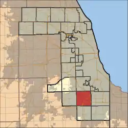 Location in Cook County