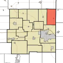 Location in Wayne County