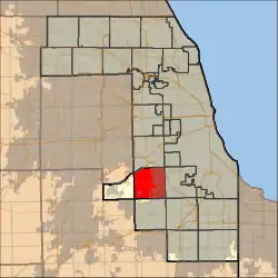 Location in Cook County