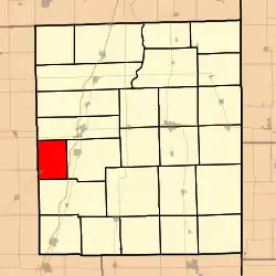 Location in Iroquois County