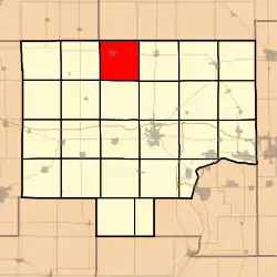 Location in Bureau County