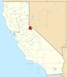 Location in the state of California