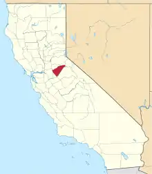 Location in the state of California