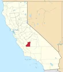 Location in the state of California