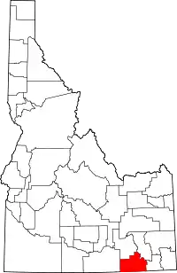 State map highlighting Oneida County