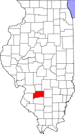 State map highlighting Clinton County