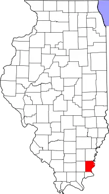 State map highlighting Gallatin County