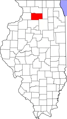 State map highlighting Lee County