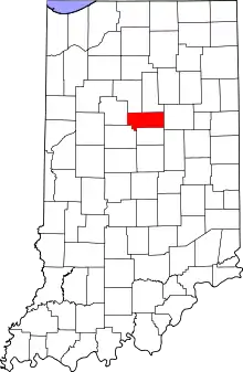 State map highlighting Howard County