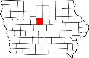 Hamilton County map