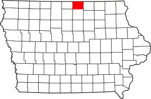 Worth County map