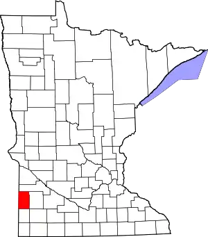 State map highlighting Lincoln County