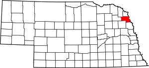 State map highlighting Thurston County