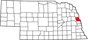 State map highlighting Washington County