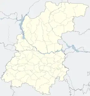 Kstovo is located in Nizhny Novgorod Oblast