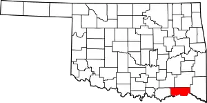 Choctaw County map