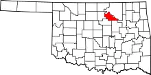 Pawnee County map