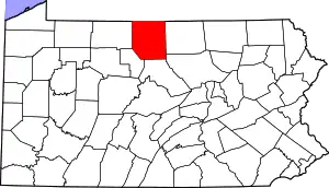 Potter County map