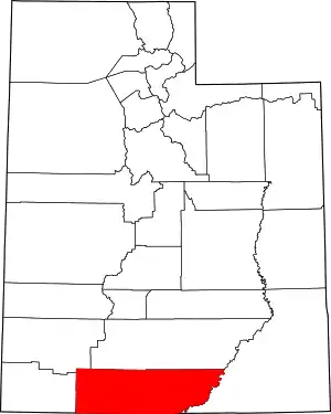 State map highlighting Kane County