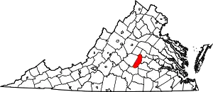 State map highlighting Cumberland County