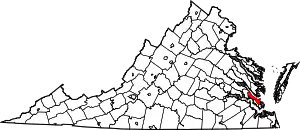 State map highlighting York County