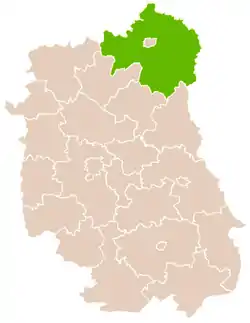 Location within the voivodeship