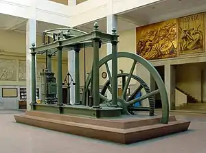 Watt's steam engine at ETSII (Industrial Eng.)