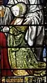 Donor stained glass portrait of Maria of Jülich-Berg at Mariawald Abbey.