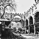 Courtyard of the mosque of the Amir al-Maridani before restoration.