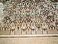 Detail of muqarnas decoration in the Saadian Tombs in Marrakesh