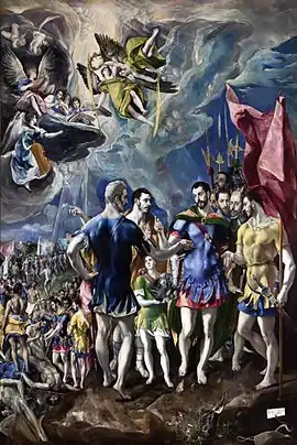 The Martyrdom of Saint Maurice by El Greco. 1580-82