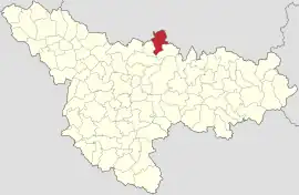 Location in Timiș County