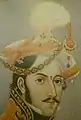 PM Mathabar Singh Thapa in crown