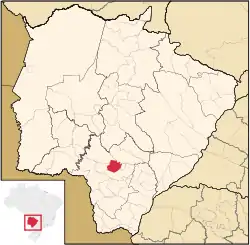 Location in Mato Grosso do Sul  state