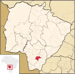 Location in Mato Grosso do Sul  state