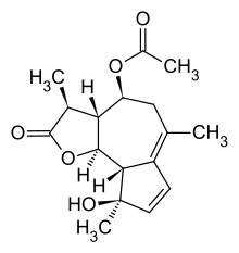 Structure of matricin