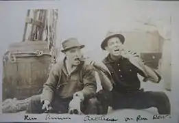 Rum runners aboard Arithusa. McCoy Family Papers Collection. J. Henderson Welles Archives and Library, Independence Seaport Museum