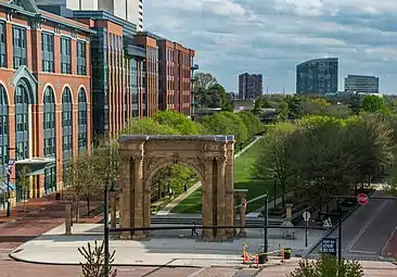 McFerson Commons and its Union Station arch