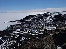 aerial photograph of McMurdo station