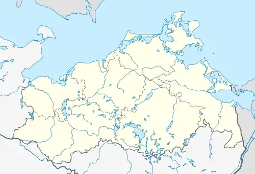 Gelbensande  is located in Mecklenburg-Vorpommern