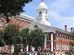 Memorial Square in downtown Chambersburg