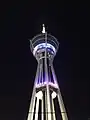 Alor Setar Tower seen at night.