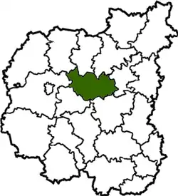 Raion location in Chernihiv Oblast