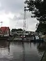 Installing the new lifting bridge in 2007