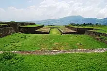 Mesoamerican ball court at Teotenango